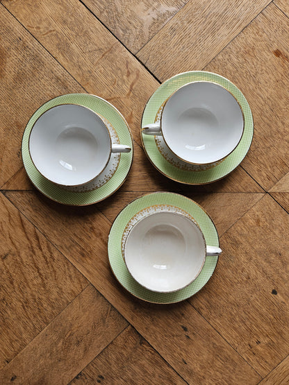 Tasses St Amand, vert pomme
