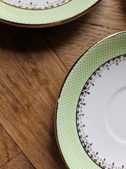 Tasses St Amand, vert pomme