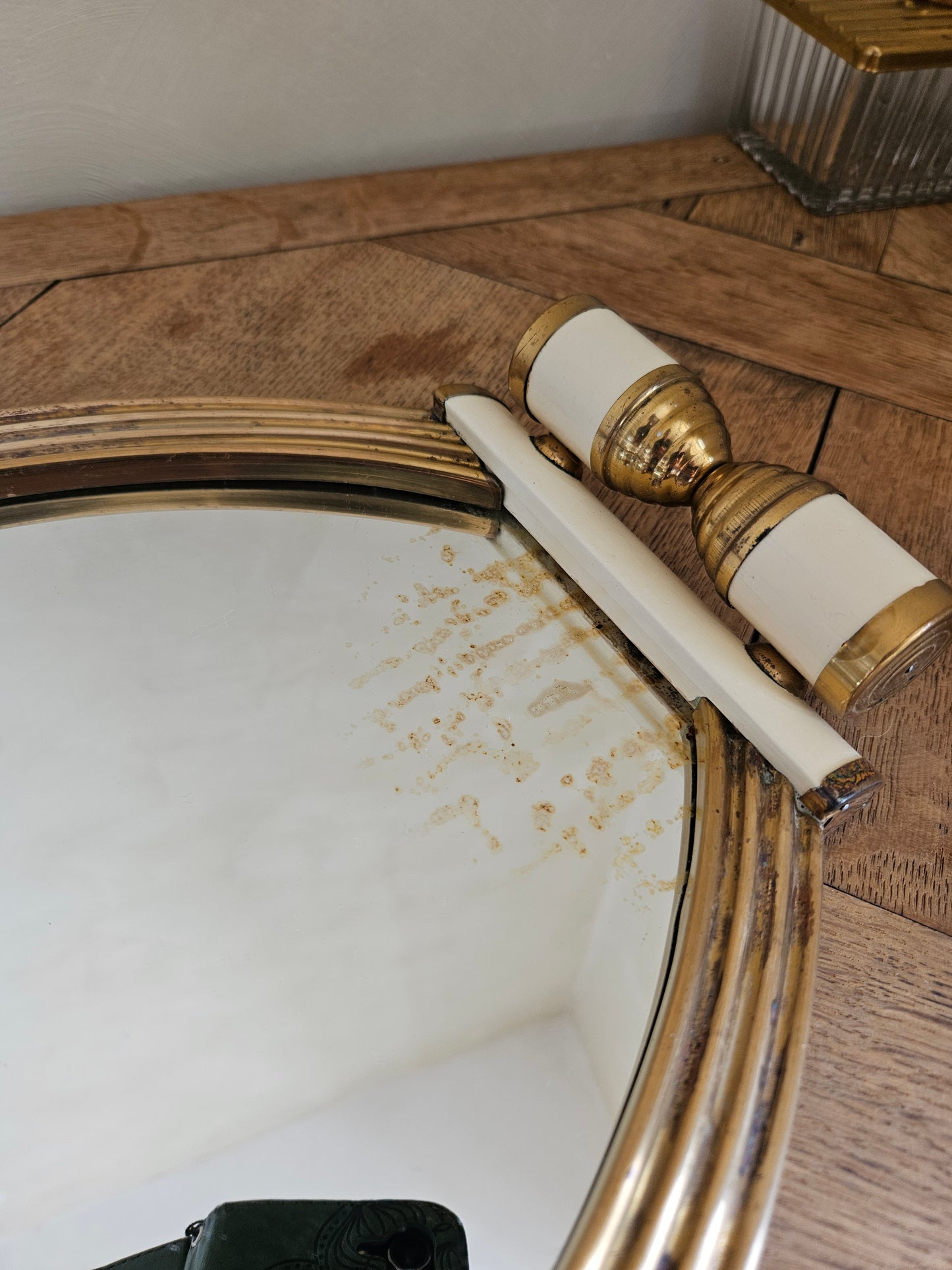 Plateau miroir apéritif Art Déco