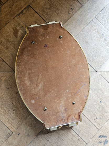 Plateau miroir apéritif Art Déco
