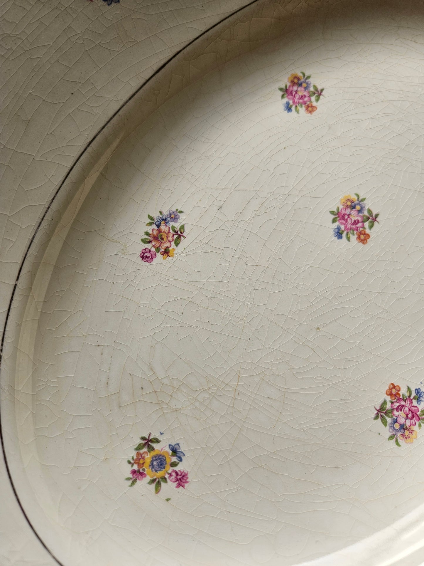 Plat ovale Orchies, shabby chic