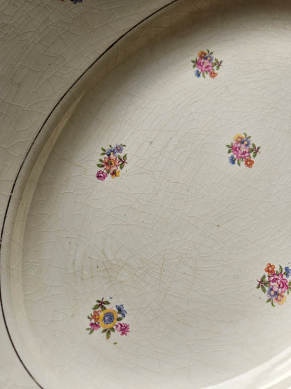 Plat ovale Orchies, shabby chic