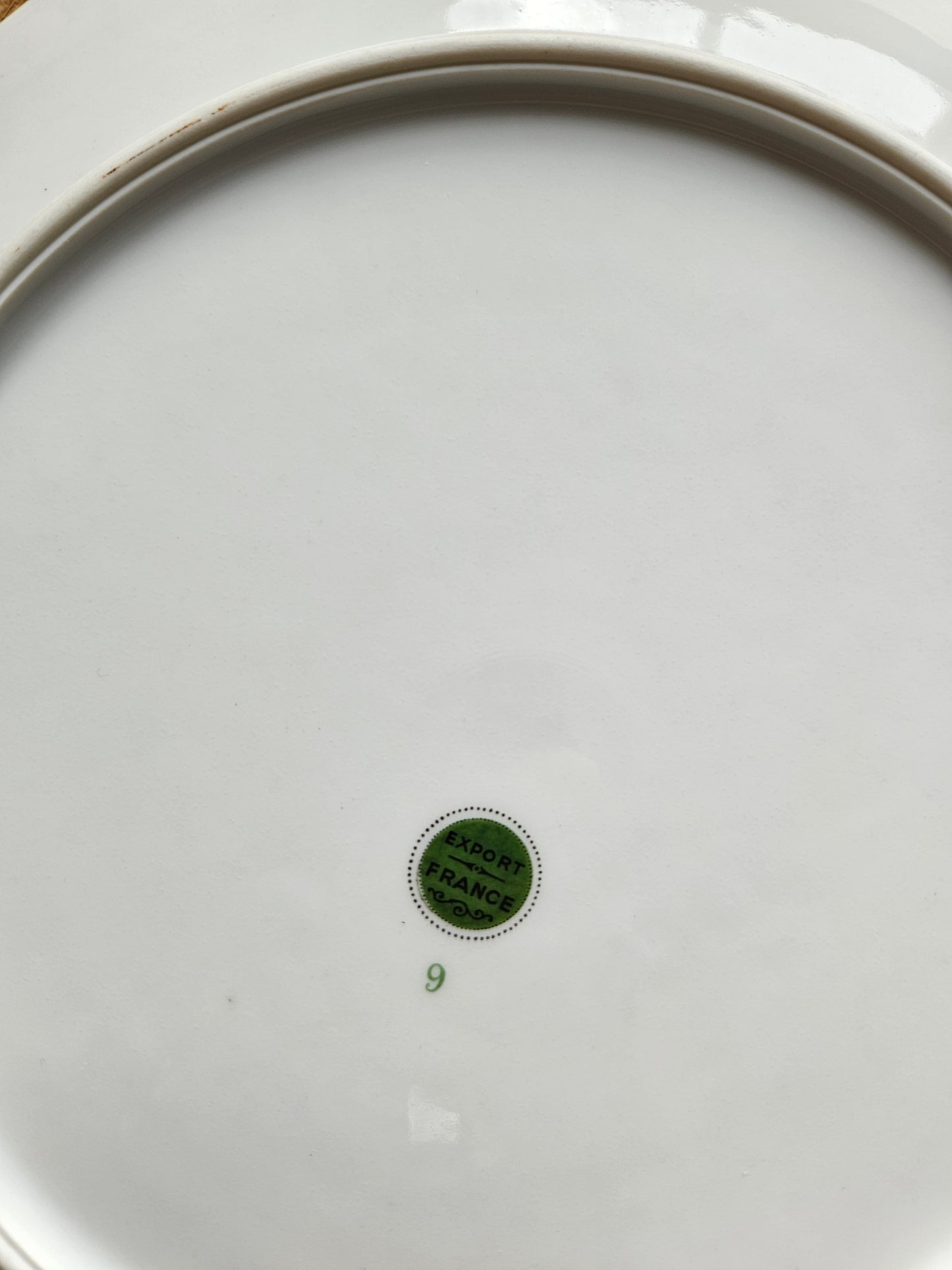 Plat à gâteau en porcelaine, bouquets de fleurs