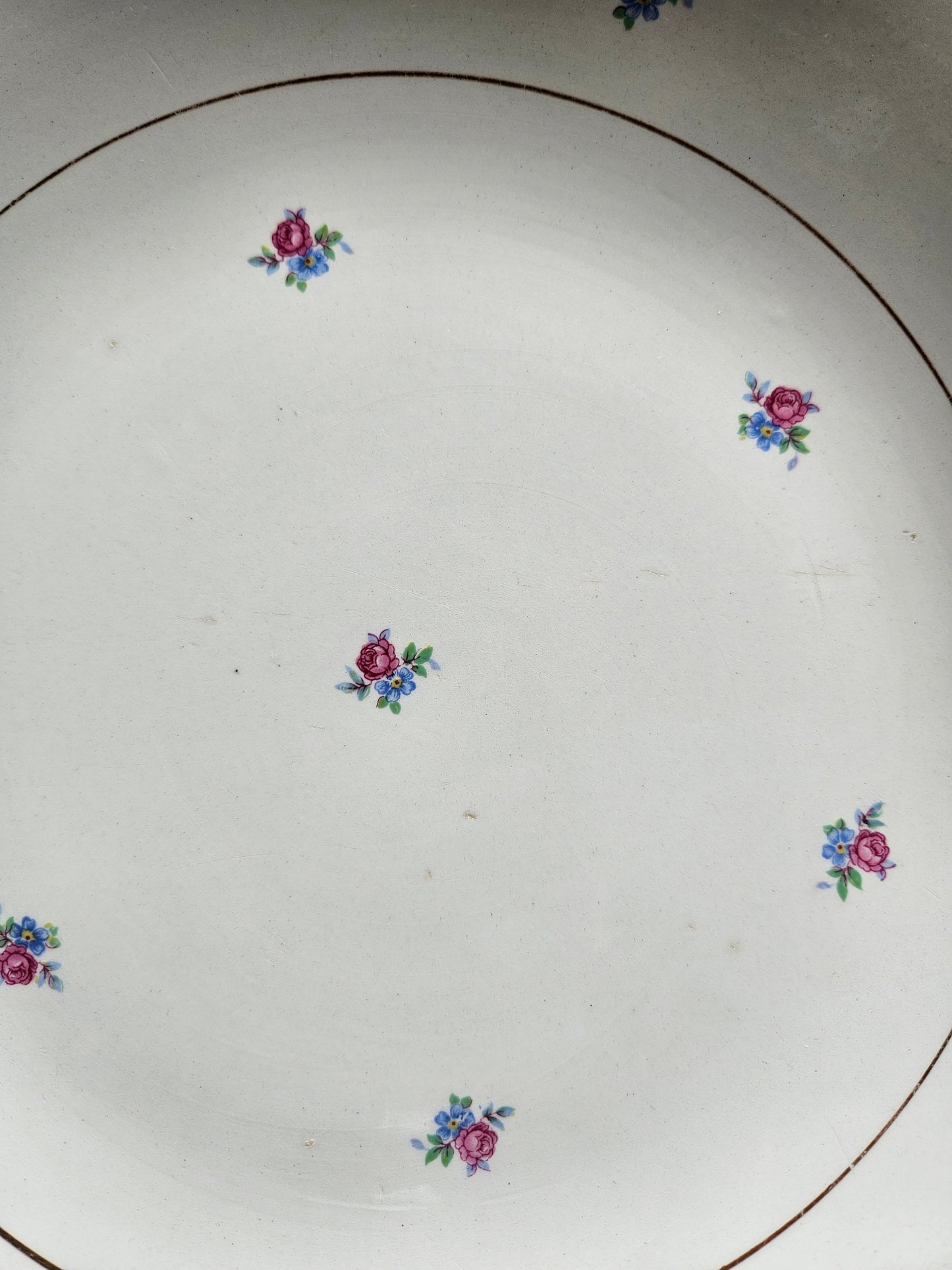 Plat à gâteau K&G Lunéville, Floréal