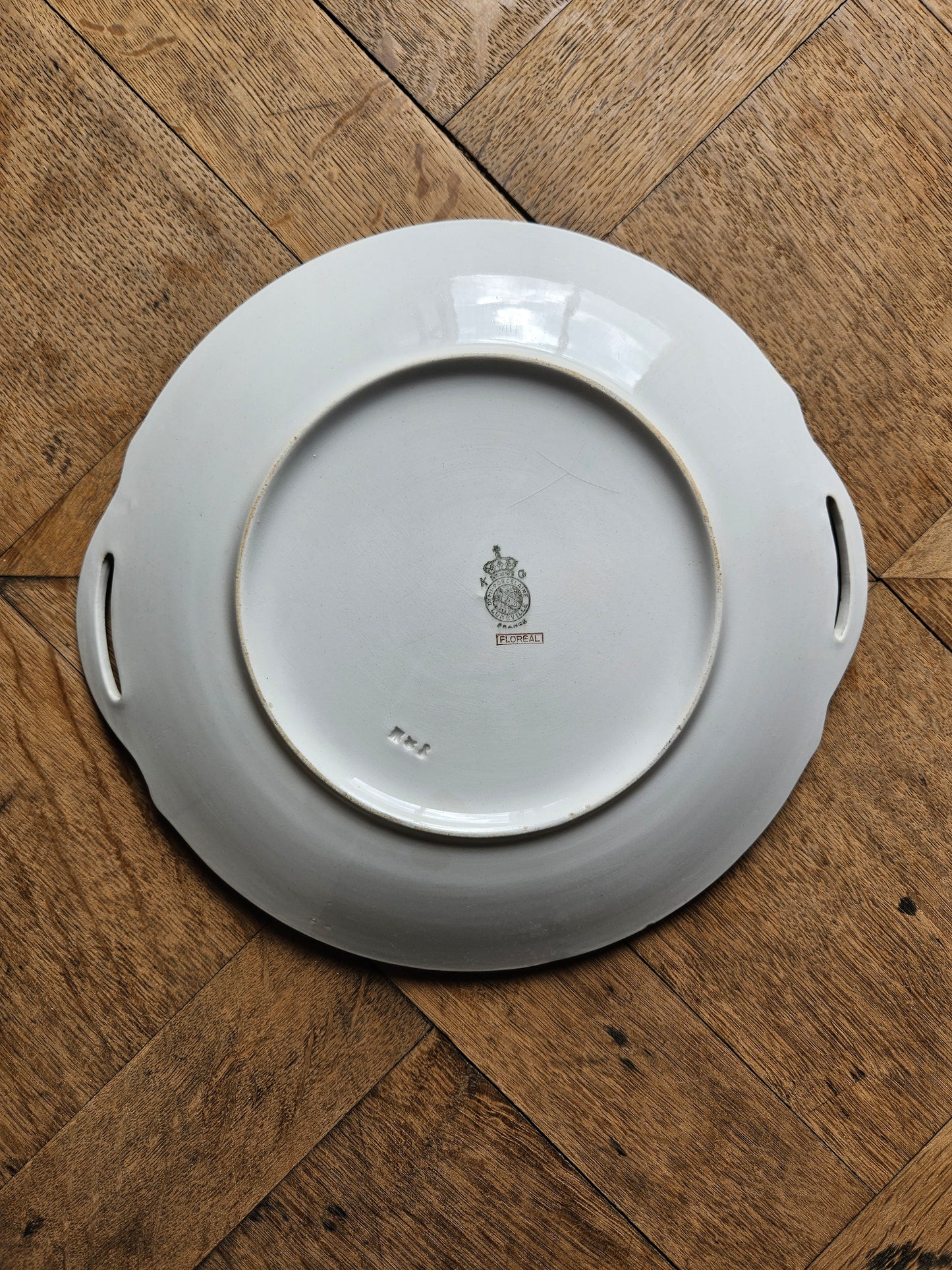 Plat à gâteau K&G Lunéville, Floréal
