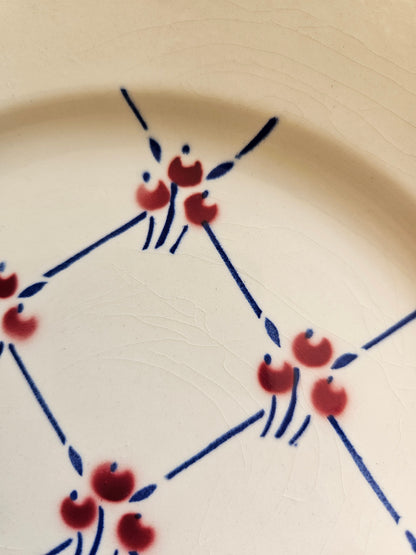 Assiettes plates Badonviller, Normandie