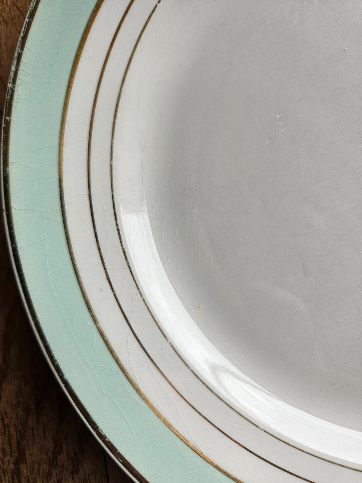 Assiettes plates dépareillées "Périgord"