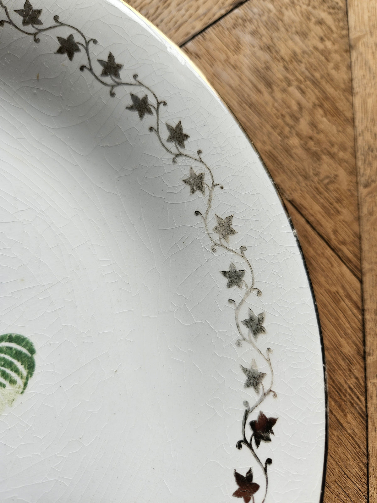 Assiettes plates dépareillées "Margaret"