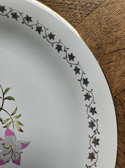 Assiettes plates dépareillées "Margaret"