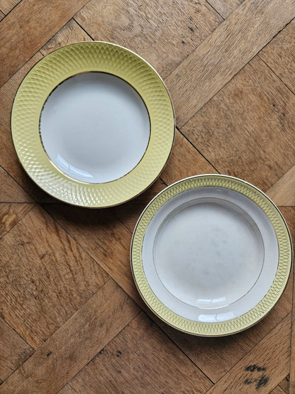 Assiettes creuses vintage 100% dépareillées