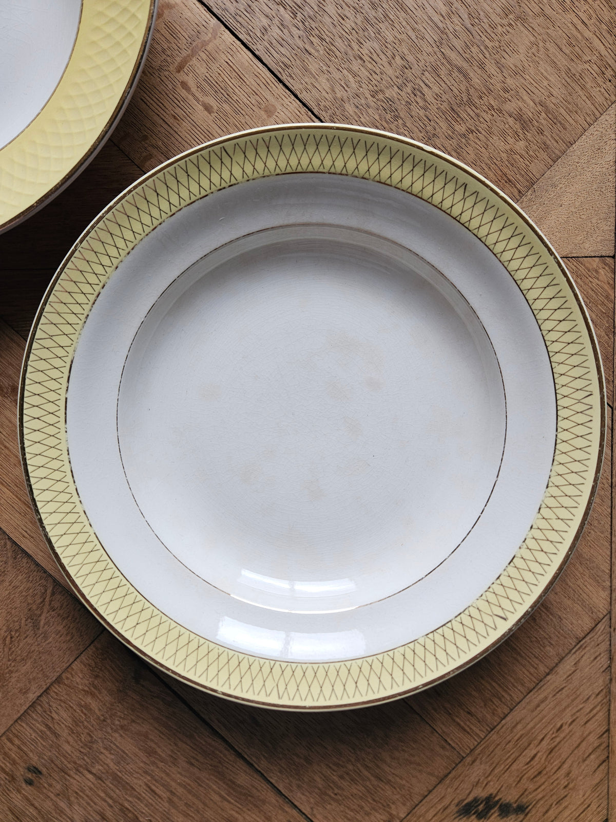 Assiettes creuses vintage 100% dépareillées