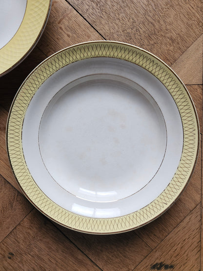 Assiettes creuses vintage 100% dépareillées