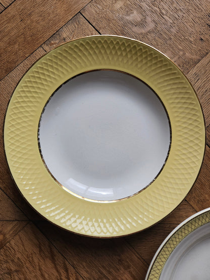 Assiettes creuses vintage 100% dépareillées