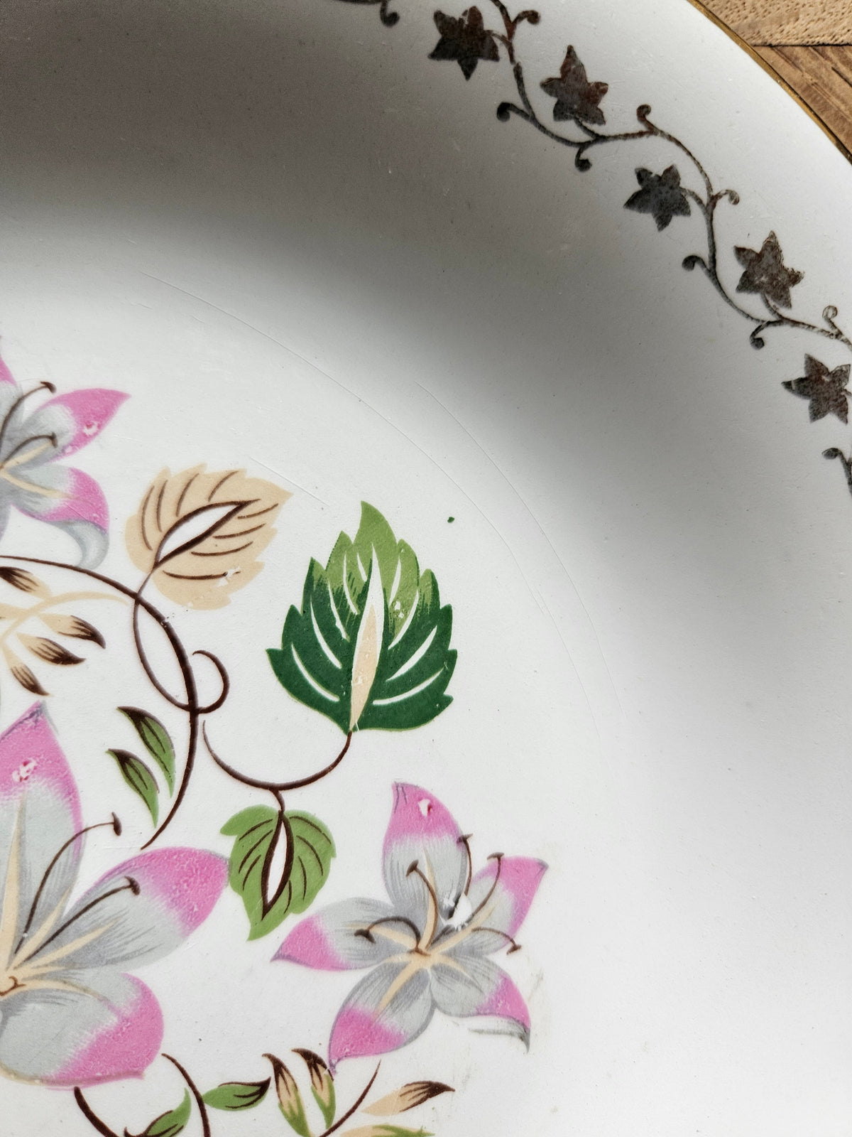 Assiettes creuses vintage 100% dépareillées