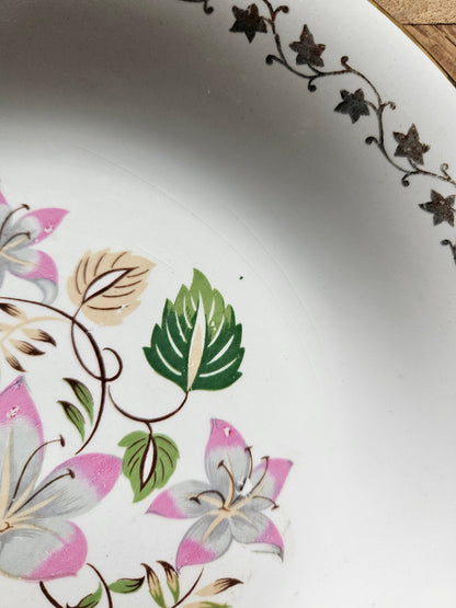 Assiettes creuses vintage 100% dépareillées