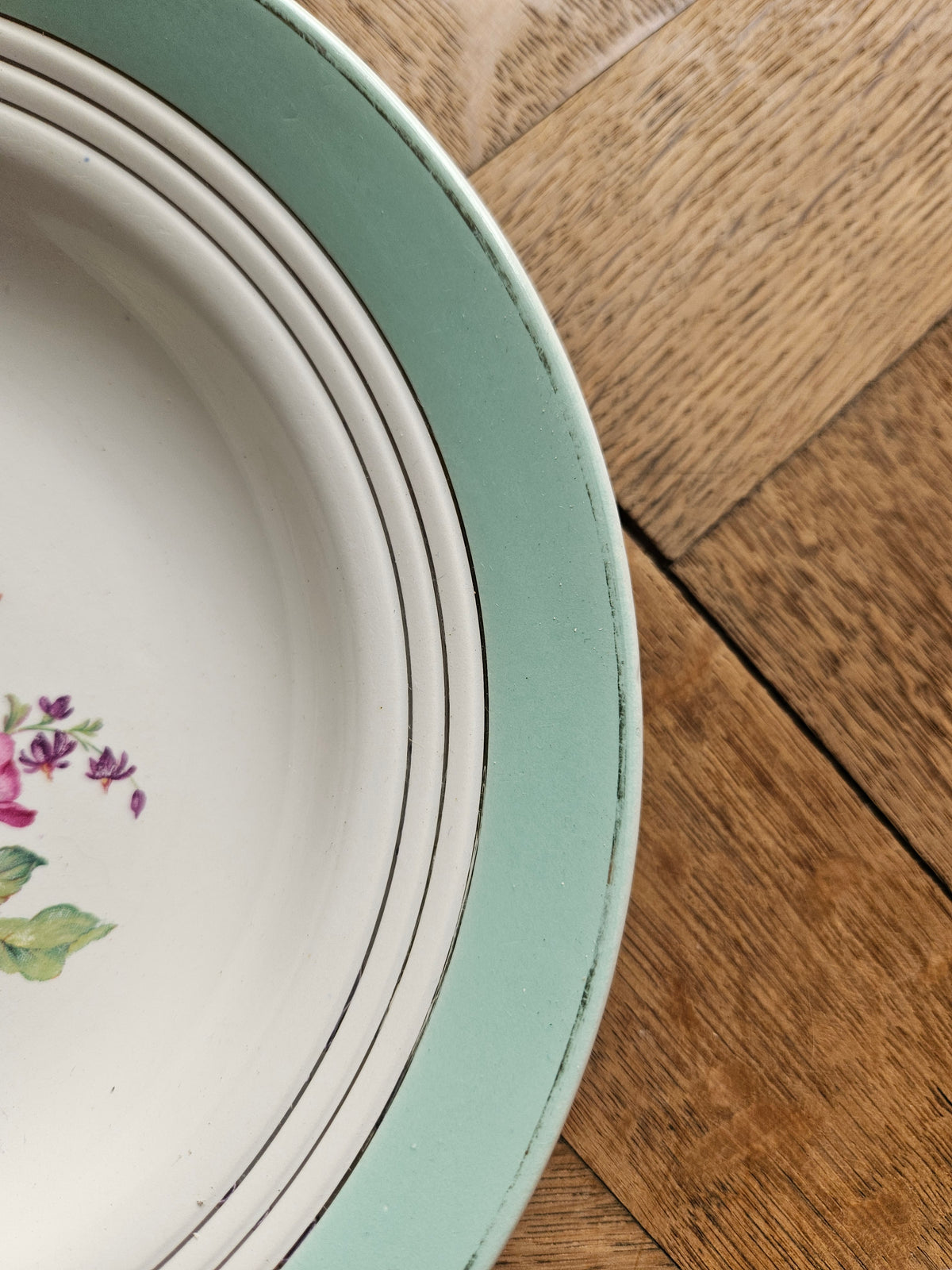 Assiettes creuses vintage 100% dépareillées