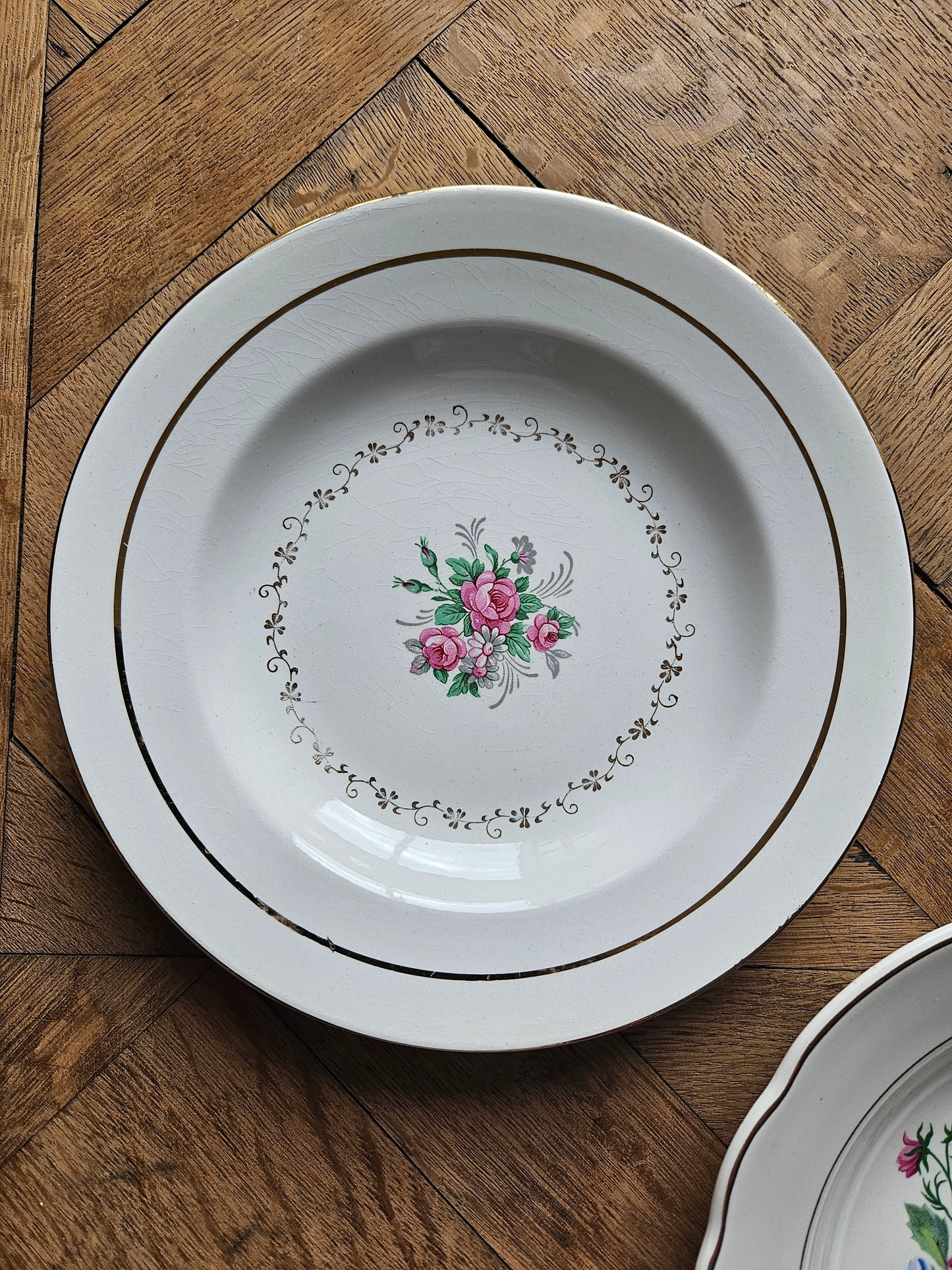 Assiettes creuses vintage 100% dépareillées