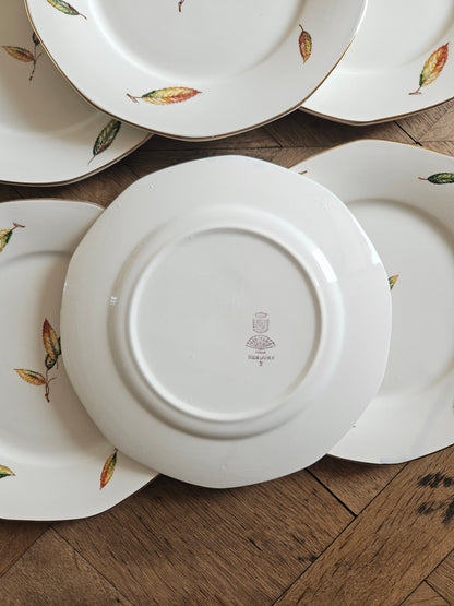 Assiettes plates Digoin, Nemours