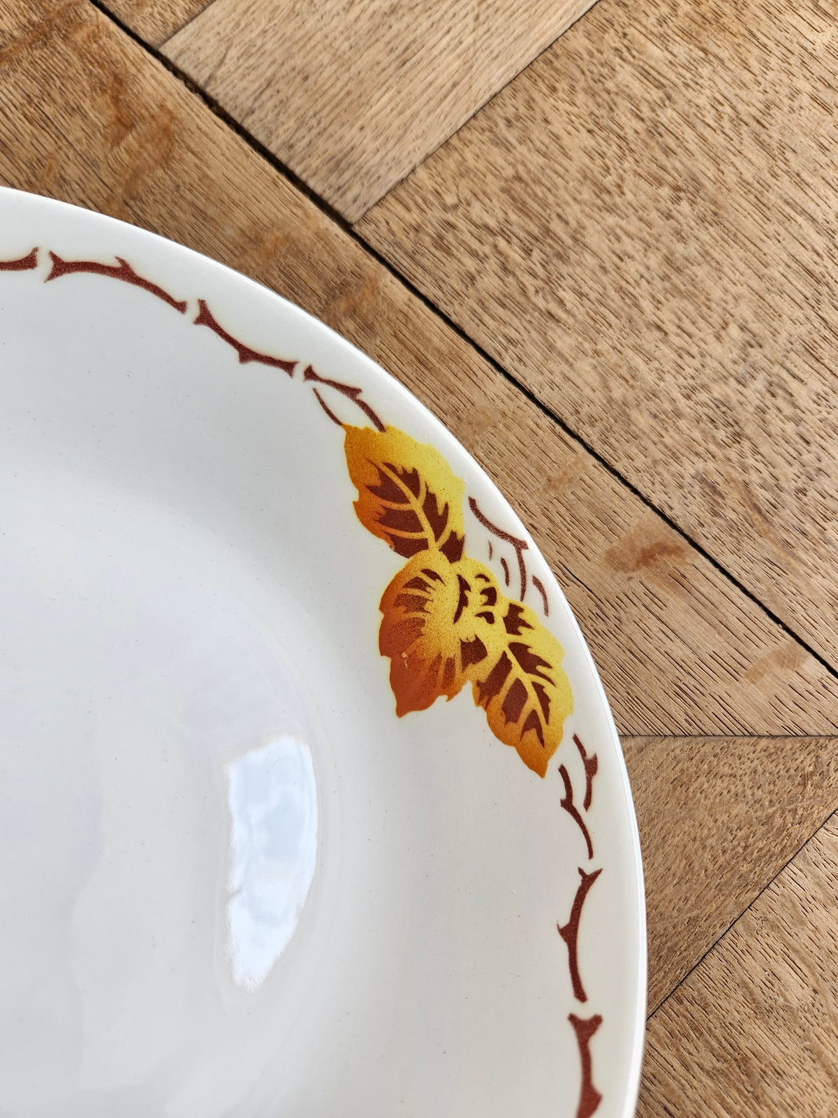 Assiettes calottes Moulin des Loups, automne