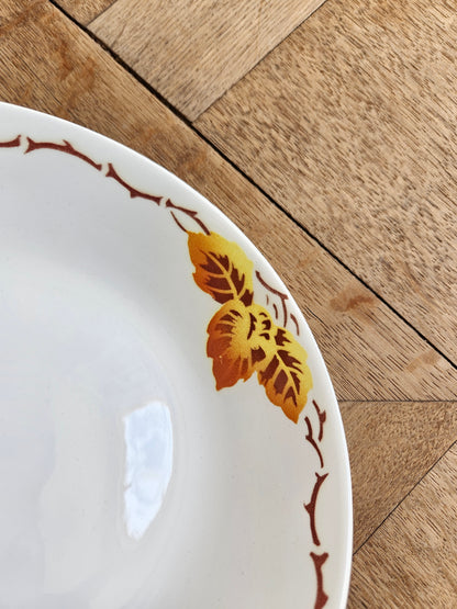 Assiettes calottes Moulin des Loups, automne