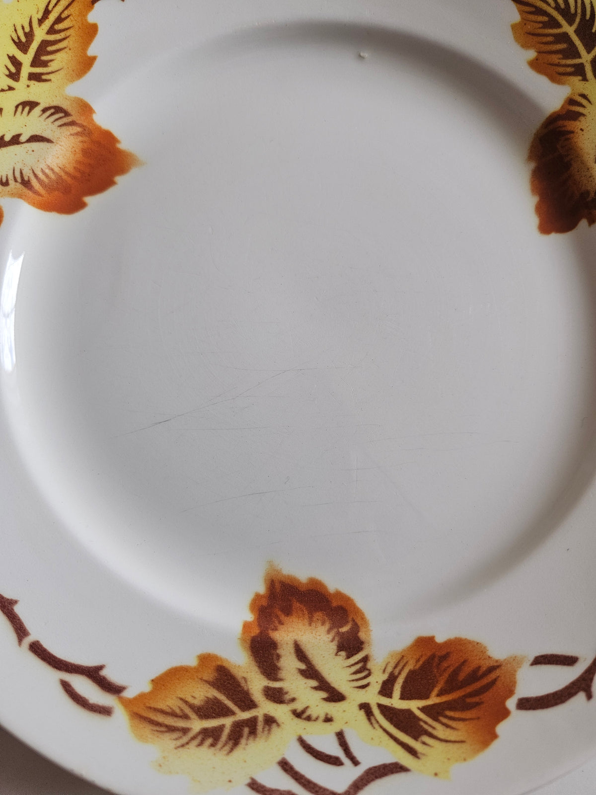 Assiettes plates Moulin des Loups, automne