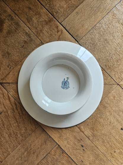 Assiette sur pied St Amand et Hamage, Marie-Louise