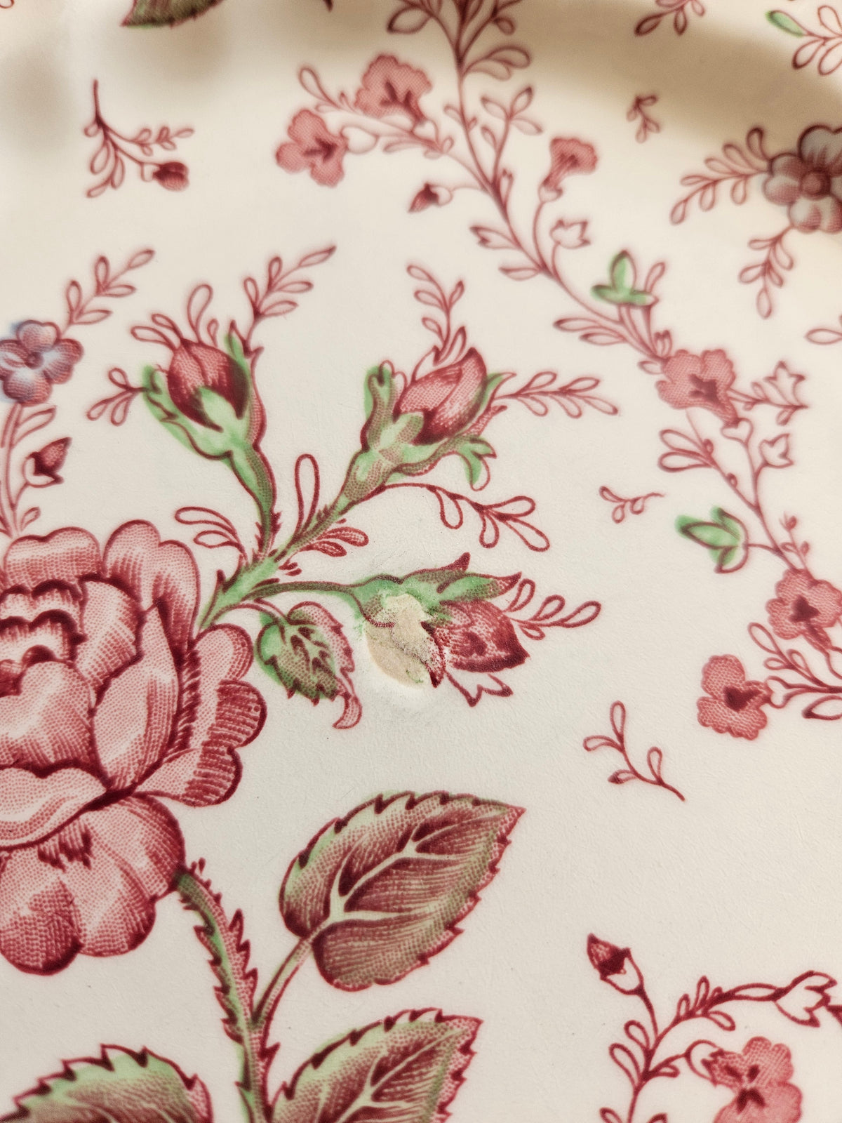 6 assiettes plates Johnson Brothers, Rose Chintz