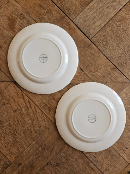 2 assiettes à dessert Johnson Brothers, Rose Chintz