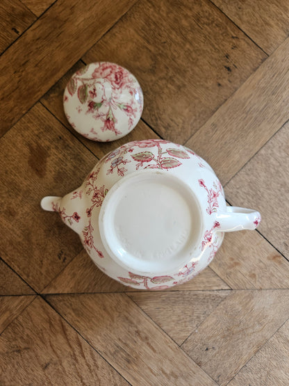 Théière Johnson Brothers, Rose Chintz
