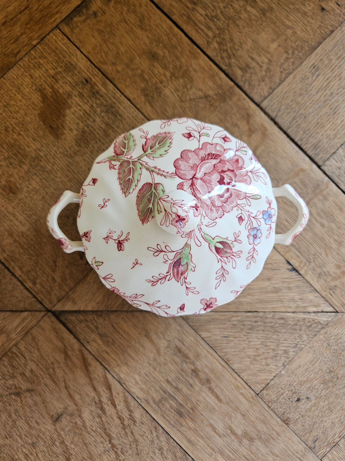 Sucrier Johnson Brothers, Rose Chintz