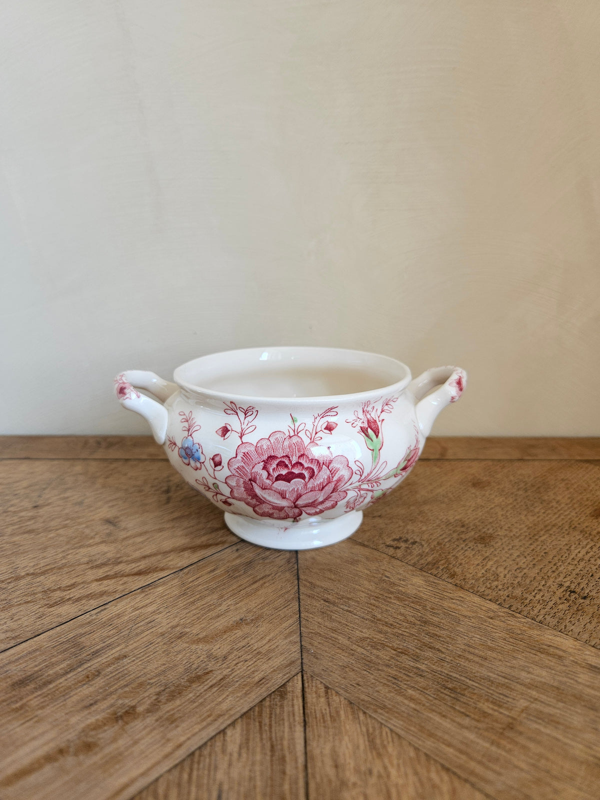 Sucrier sans couvercle Johnson Brothers, Rose Chintz