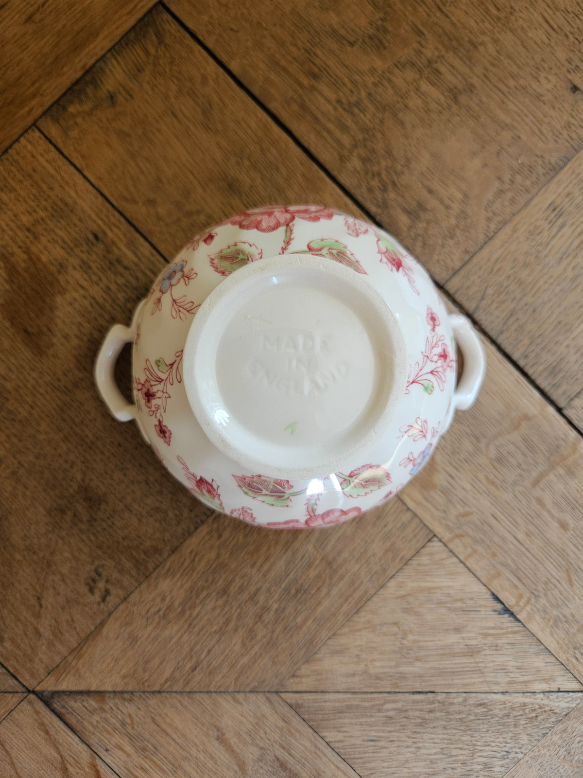 Sucrier sans couvercle Johnson Brothers, Rose Chintz