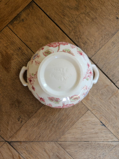 Sucrier sans couvercle Johnson Brothers, Rose Chintz