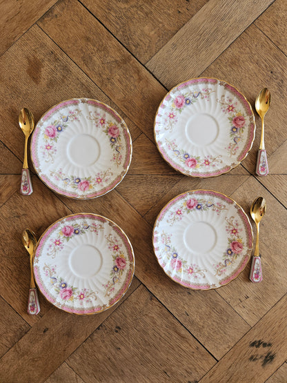 Tasse, sous-tasse et petite cuillère Windsor