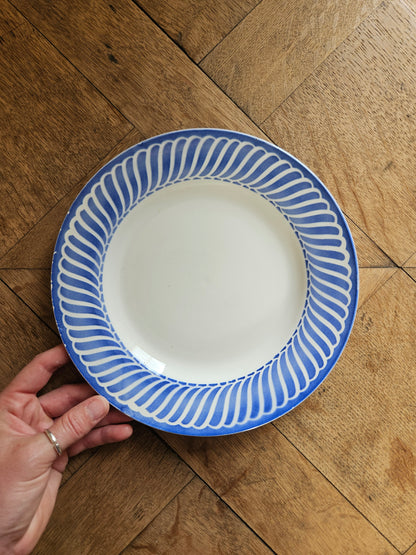 Assiette plate Digoin, Jacquot
