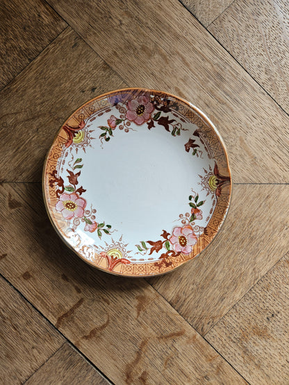 Tasses Digoin & Sarreguemines, décor japonisant