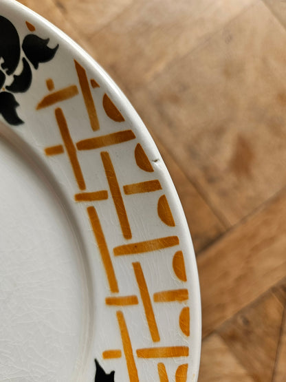 Assiettes plates Badonviller, Roscoff
