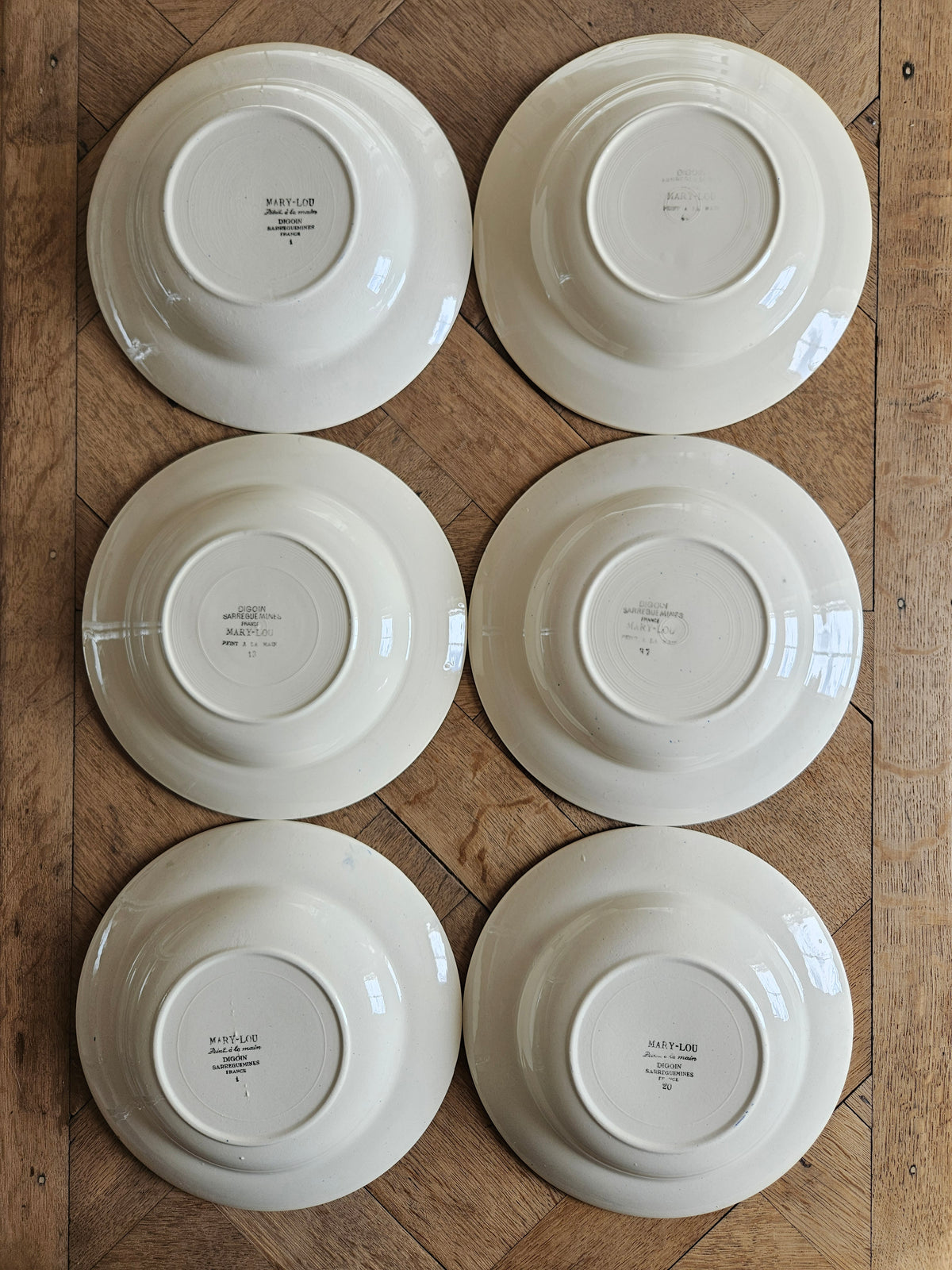 Assiettes creuses Digoin, Mary-Lou #1