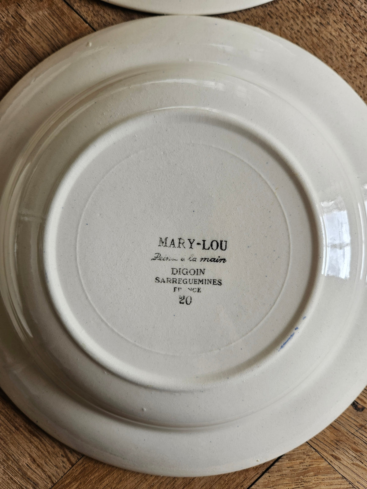 Assiettes creuses Digoin, Mary-Lou #1