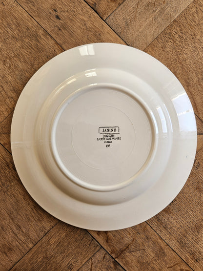 Plat rond Digoin, Janine #2