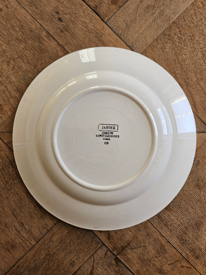 Plat rond Digoin, Janine #1