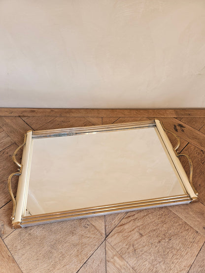 Plateau miroir Art Déco