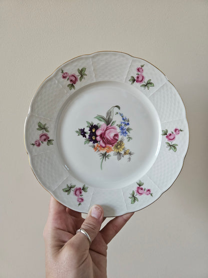 Assiettes à dessert porcelaine de Bohême