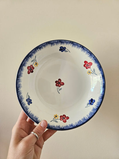 Assiettes calottes Digoin, Mary-Lou