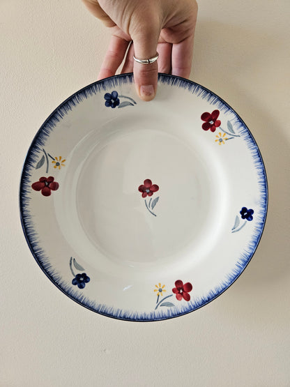 Assiette plate ancienne Digoin Mary-Lou 
