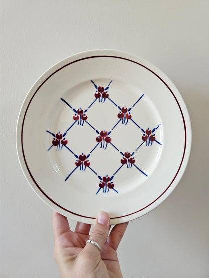 Assiettes plates Badonviller, Normandie
