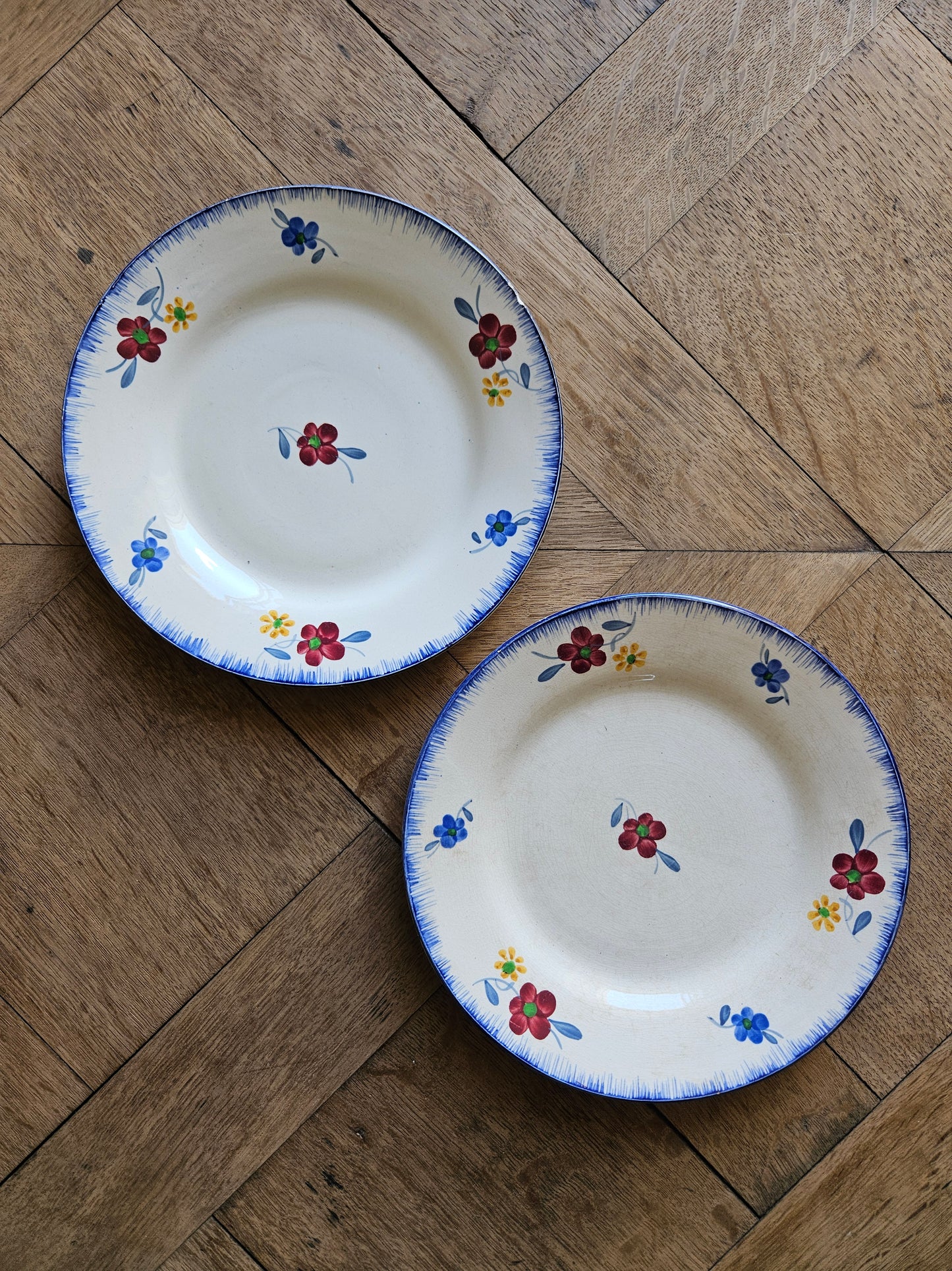 Assiettes à dessert retro digoin mary lou