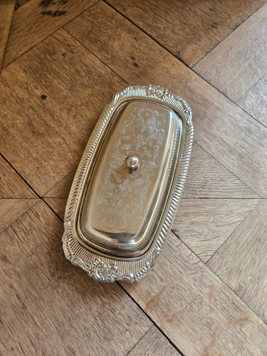 Beurrier vintage métallique 