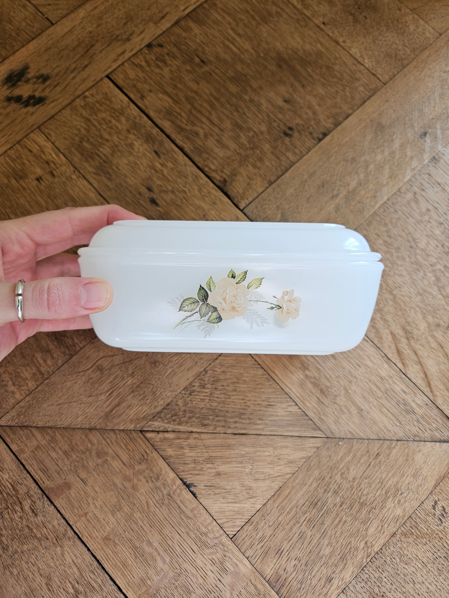 Beurrier ancien arcopal roses de France