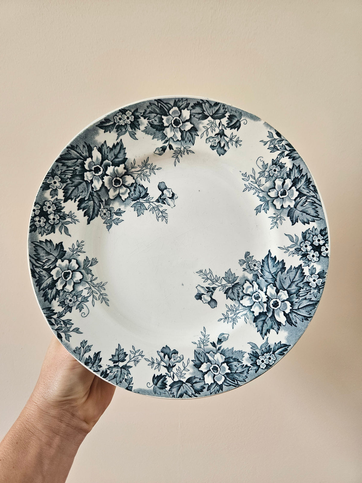 Assiette sur pied St Amand et Hamage, Marie-Louise